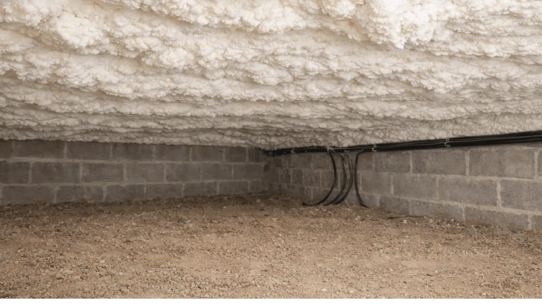 Isolation vide sanitaire en mousse polyuréthane : épaisseur, méthode et conseils Brimar
