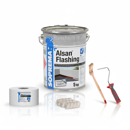 ALSAN FLASHING – Pack complet étanchéité + accessoires d’application Brimar