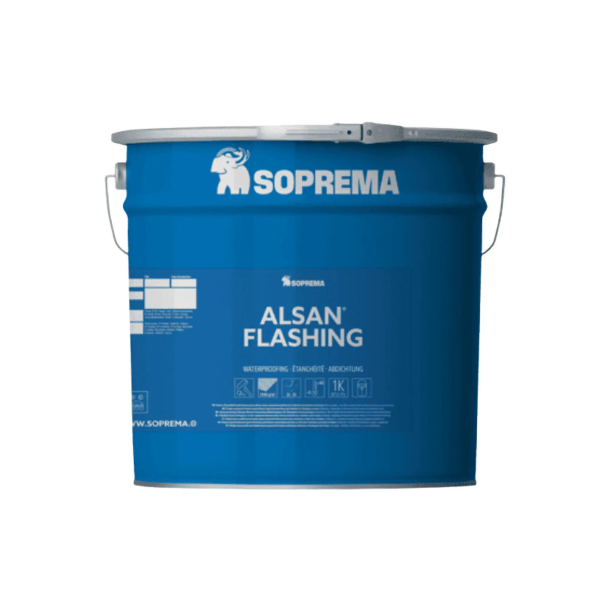 Bidon ALSAN FLASHING 15 kg – résine d’étanchéité liquide SOPREMA