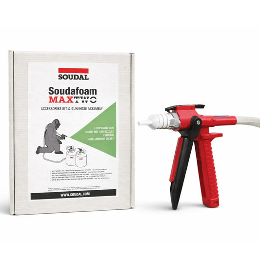 Pistolet + tuyaux Soudal MAXTWO – 2,7 m / 4,6 m